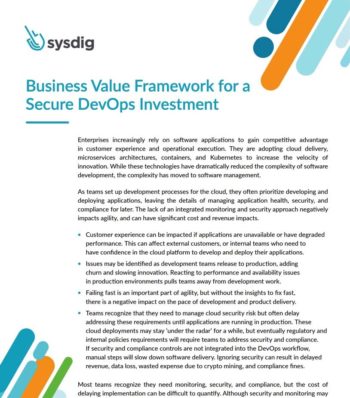 Business Value Framework PDF Thumbnail